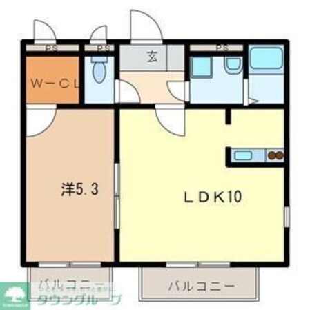 アムールむつみIIの物件間取画像